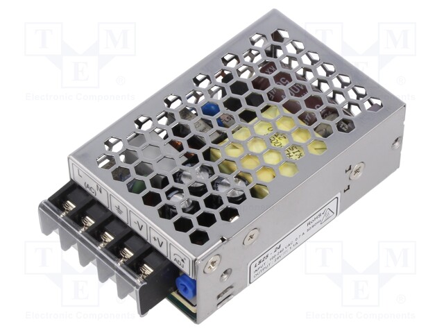 Power supply: industrial; single-channel,universal; 25W; 24VDC