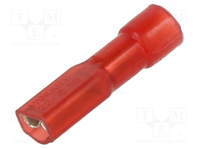 Terminal: flat; 2.8mm; 0.5mm; female; 0.5÷1mm2; crimped; for cable