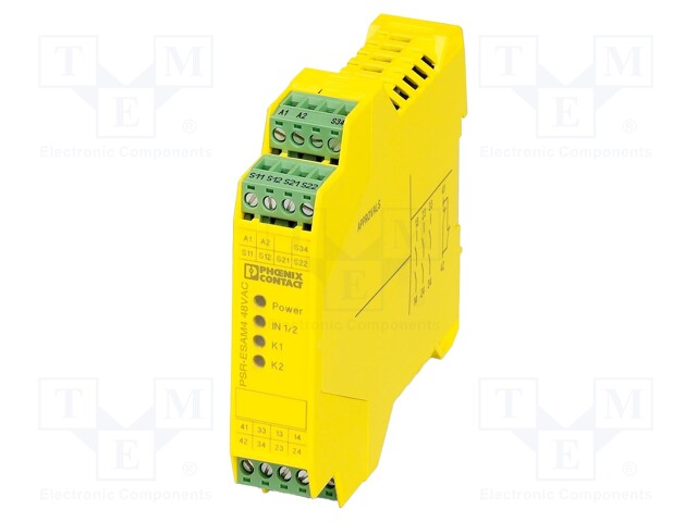 Module: safety relay; 230VAC; 230VDC; IN: 2; for DIN rail mounting