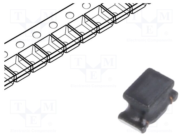 Inductor: wire; SMD; 1206; 10uH; 230mA; 1.3Ω; 20MHz; -40÷85°C; ±10%