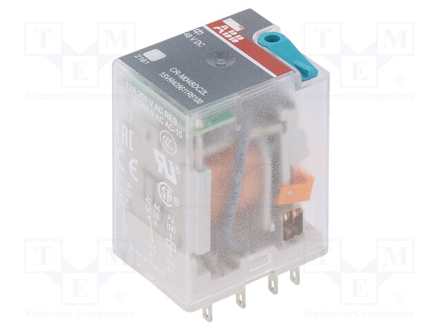 Relay: electromagnetic; DPDT; Ucoil: 48VDC; 12A; max.250VAC