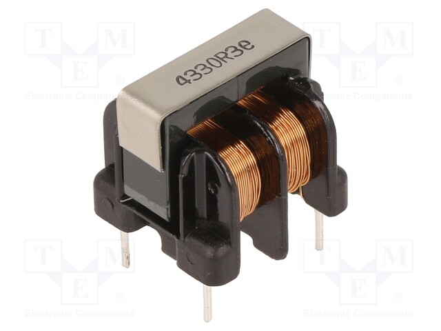 Inductor: wire; THT; 43mH; 300mA; 4Ω; 18x16x17.5mm; vertical