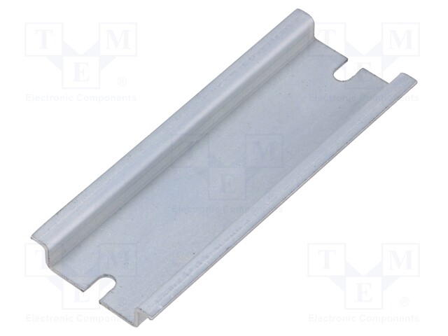 DIN rail; steel; W: 35mm; L: 90mm; ZP15015060; Plating: zinc