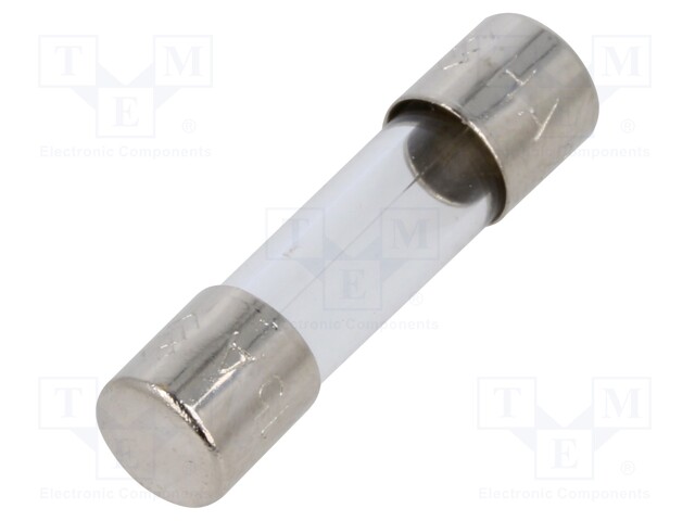 Fuse: fuse; quick blow; 3.15A; 125VAC; cylindrical,glass; 5x20mm