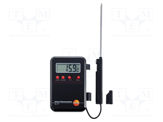 Meter: temperature; LCD; -50÷150°C; Body dim: 100x64x18mm; black