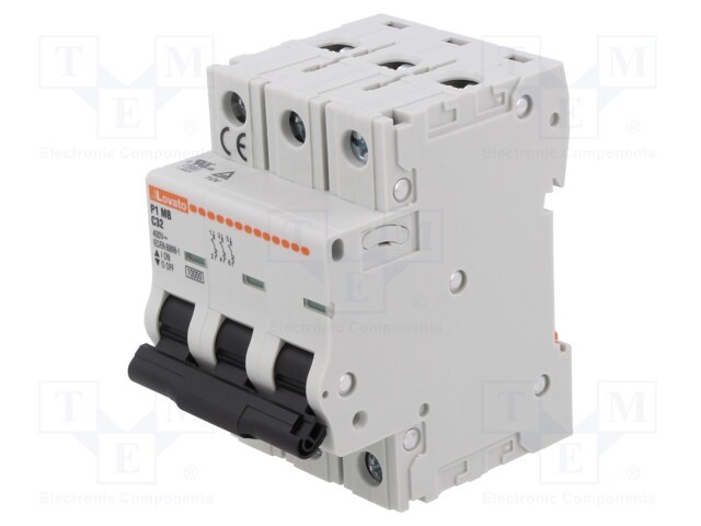 Circuit breaker; 230/400VAC; Inom: 32A; Poles: 3; Charact: C; 10kA