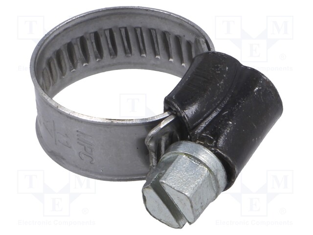 Worm gear clamp; W: 9mm; Clamping: 11÷17mm; steel; Man.series: ST