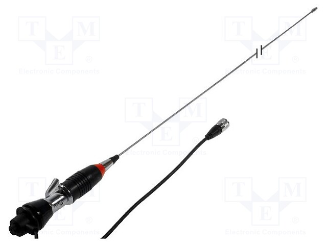 Antenna; CB; 1.6m; 3dBi; 300W; CB antenna holder; Len: 4m; UHF