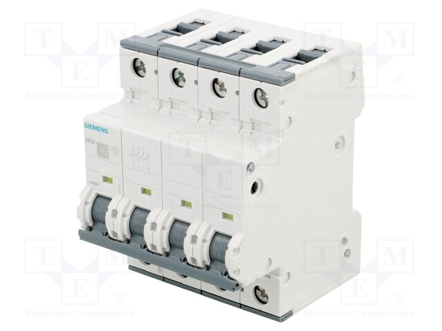 Circuit breaker; 230/400VAC; Inom: 63A; Poles: 4; DIN; Charact: B