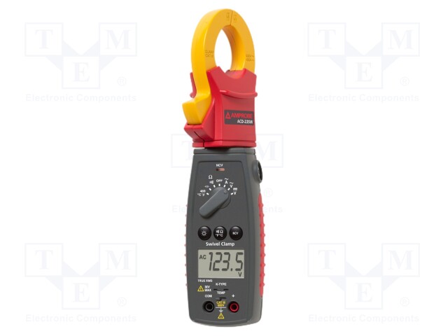 AC digital clamp meter; Øcable: 30mm; LCD 3,75 digit (3999)