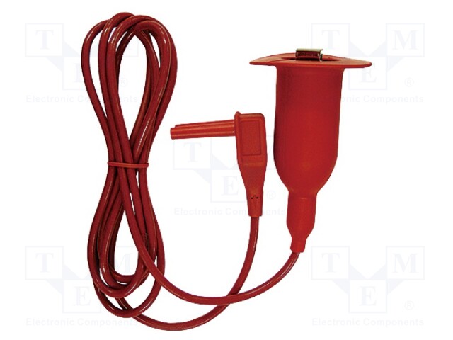 Test lead; Urated: 12kV; Len: 3m; red; Works with: KEW3128