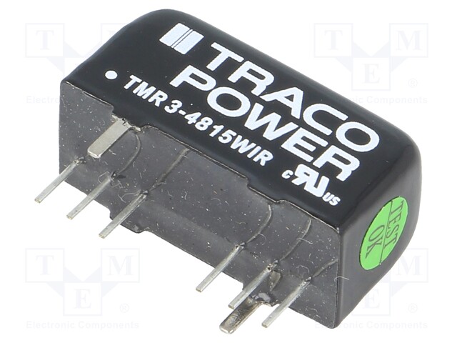 Converter: DC/DC; 3W; Uin: 18÷75V; 24VDC; Iout: 125mA; SIP8; 5.9g