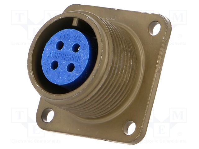 Connector: circular; Series: 97; socket; female; PIN: 4; soldering