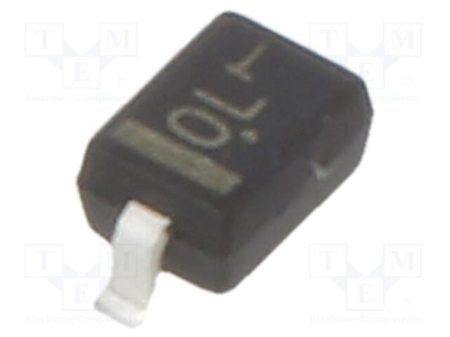 Diode: Zener; 0.3W; 10V; SMD; reel,tape; SOD323; single diode