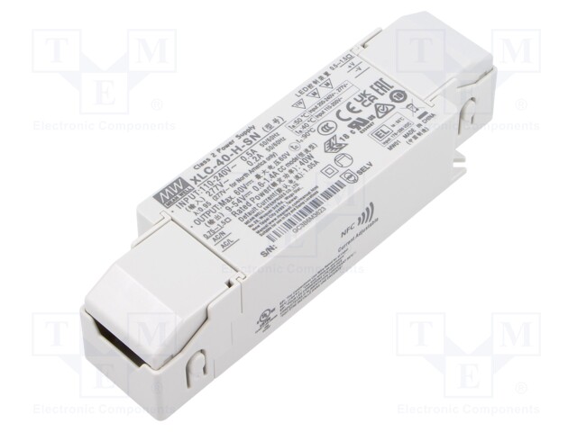 Power supply: switching; LED; 40W; XLC-40; -25÷90°C; OUT: 1