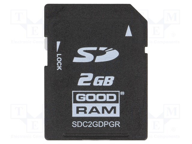 Memory card; industrial; SD,pSLC; 2GB; -40÷85°C