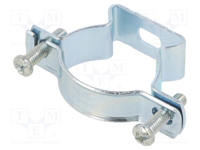 T-bolt clamp; 30÷36mm; steel; Plating: zinc; V: industrial