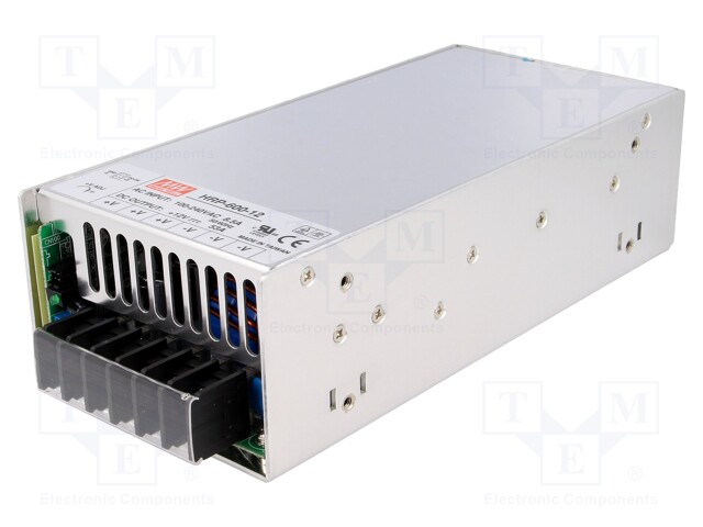 Power supply: switched-mode; modular; 636W; 12VDC; 218x105x63.5mm