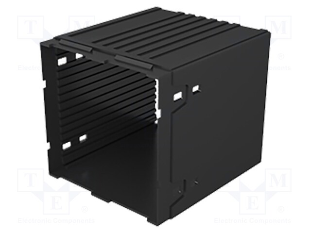 Enclosure: enclosure base; X: 96mm; Y: 96mm; Z: 57mm; PPO; black