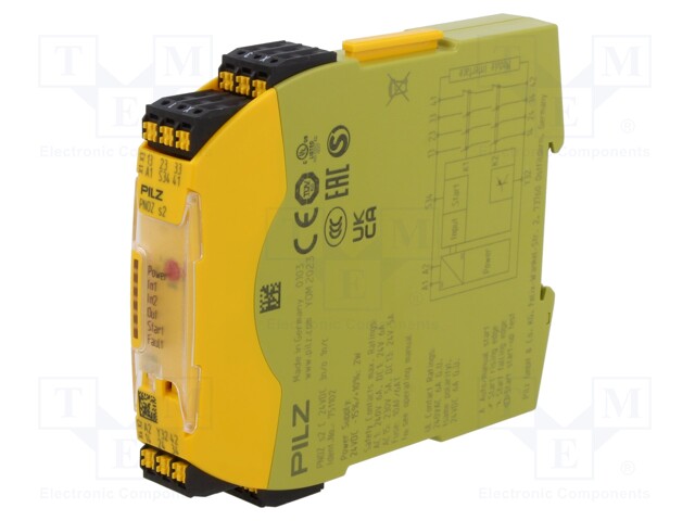 Module: safety relay; Series: PNOZ s2 C; IN: 2; OUT: 5; Mounting: DIN