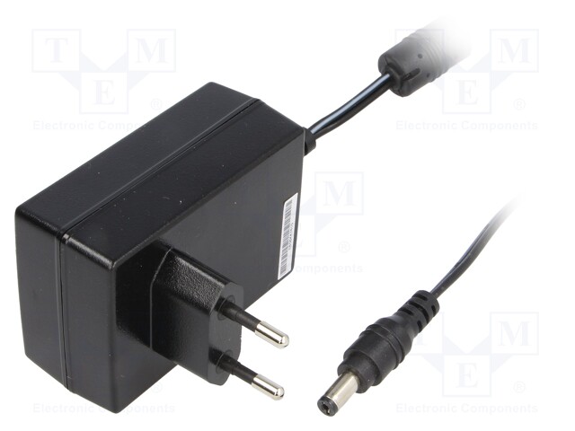 Power supply: switched-mode; 24VDC; 1.5A; Out: 5,5/2,1; 36W; 88.5%