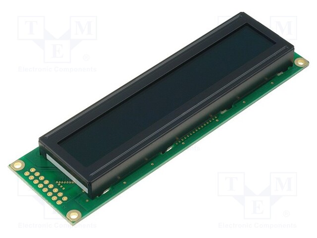 Display: LCD; alphanumeric; FSTN Negative; 24x2; 118x36x13.6mm