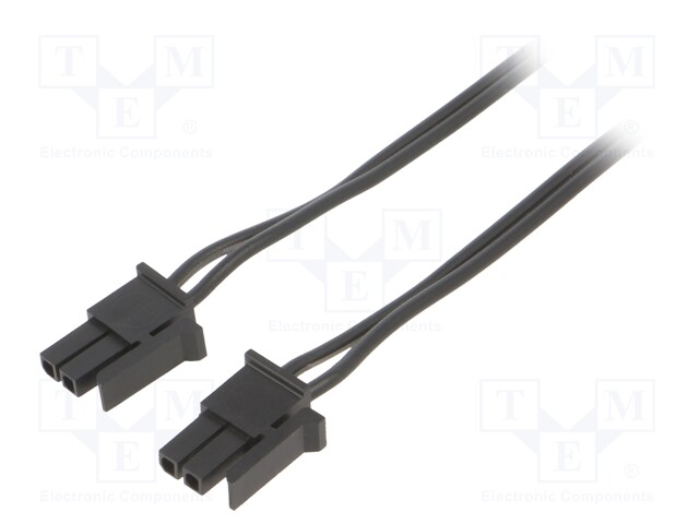 Cable; Micro-Fit 3.0; MX-43025-0200,female-female; PIN: 2; 0.8m