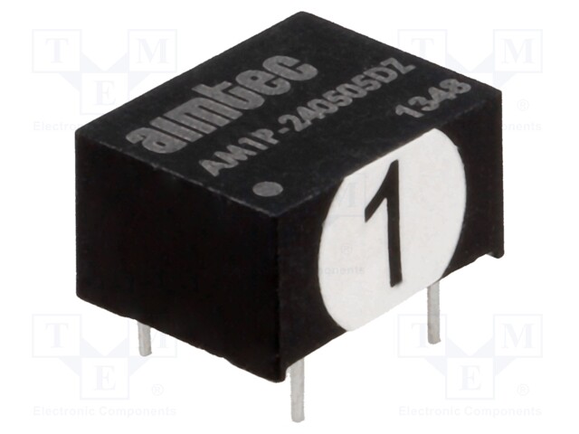 Converter: DC/DC; 1W; Uin: 21.6÷26.4V; Uout: 5VDC; Uout2: -5VDC; DIP8