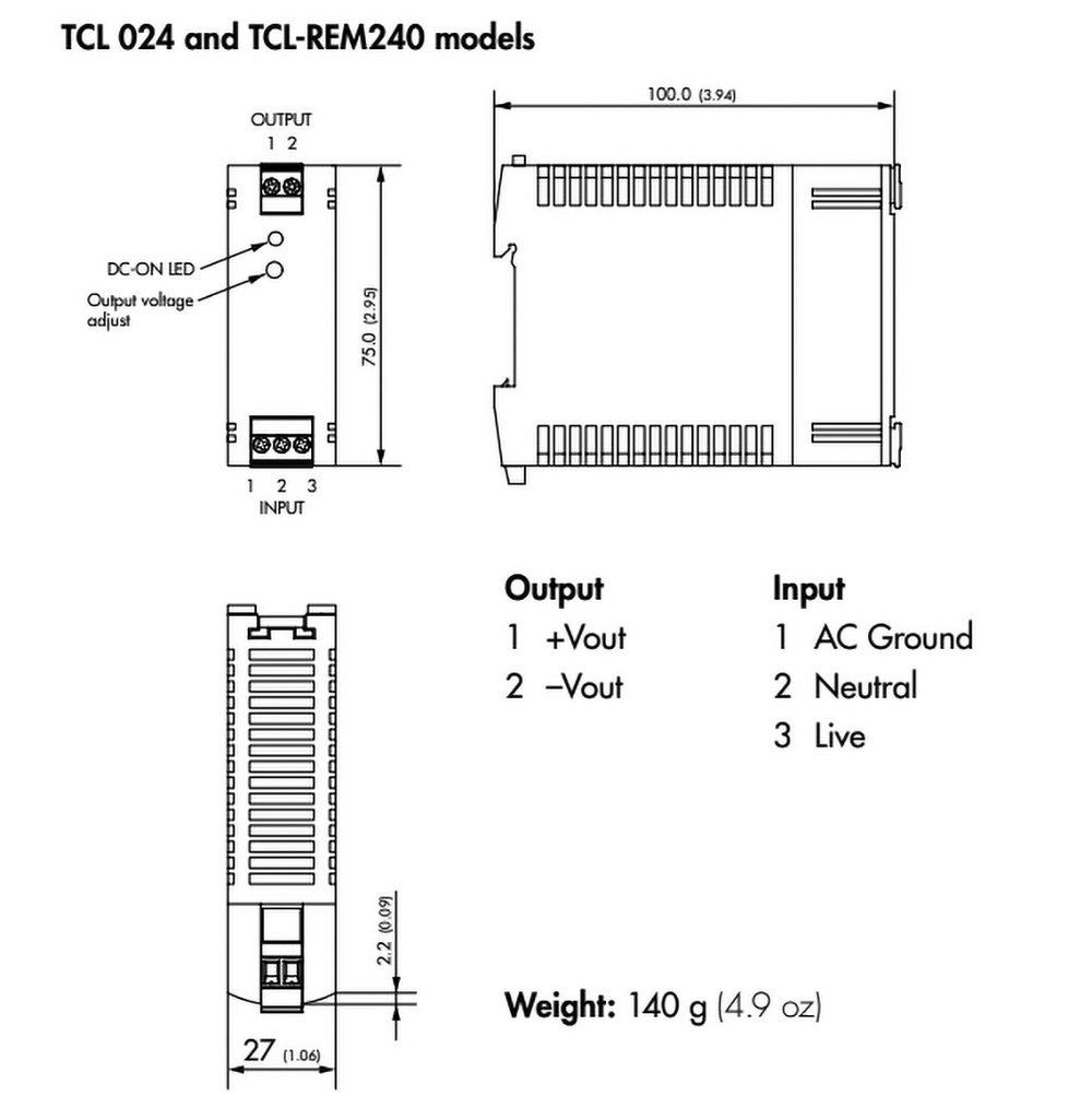 Module: redundancy; 4.1/59.1VDC; 8A; 5÷60VDC; Mounting: DIN; IP20