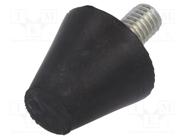 Vibroisolation foot; Ø: 43mm; Shore hardness: 40±5; 1027N; 82N/mm