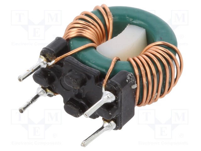 Inductor: wire; THT; 330uH; 1.2A; 50mΩ; 230VAC; 4.5x10mm; -20÷+50%