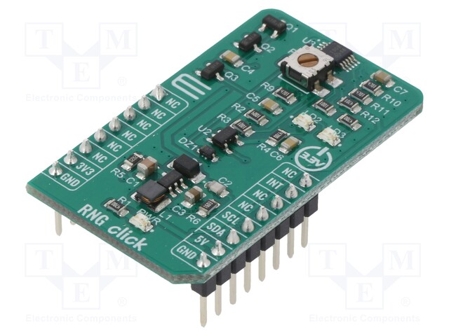 Click board; random number generator; I2C; ADS1115,NC7S14M5X