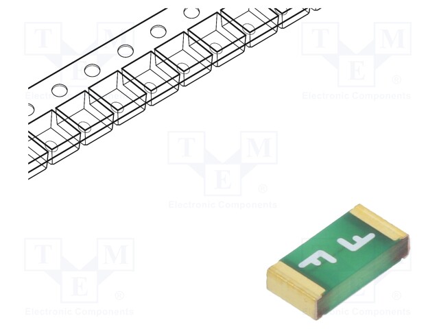 Fuse: fuse; quick blow; 500mA; 32VAC; 63VDC; SMD; glass; Case: 1206