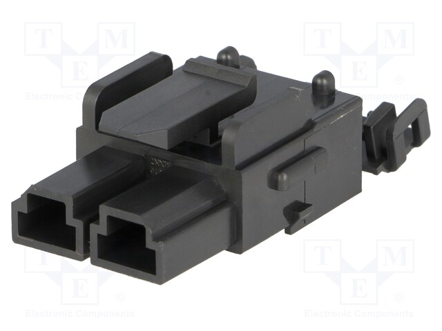 Plug; wire-board; female; Series: Mini-Fit Sr; 10mm; PIN: 2; 600V