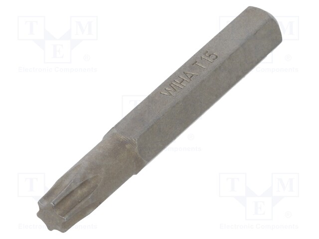 Screwdriver bit; Torx®; TX15; Overall len: 28mm; Series: MICRO