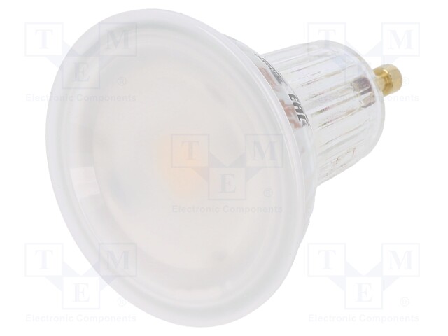 LED lamp; warm white; GU10; 230VAC; 350lm; 4.3W; 120°; 3000K