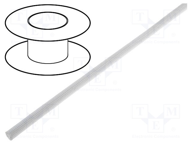 Insulating tube; Mat: glass fibre coated  with silicone rubber