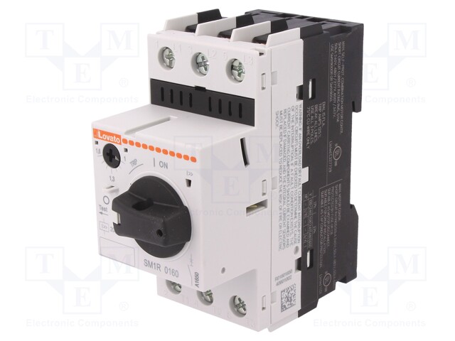 Motor breaker; 230÷690VAC; DIN; 1÷1.6A; IP20; Uinsul: 690V