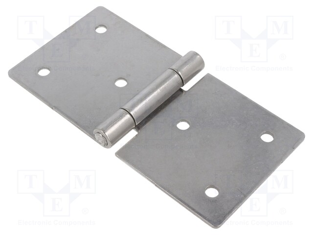 Hinge; Width: 120mm; stainless steel; H: 60mm; Holes pitch: 96/36mm