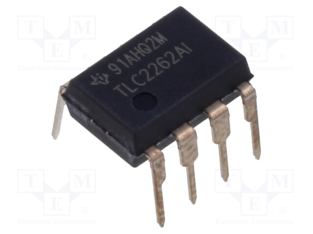 IC: operational amplifier; 730kHz; Ch: 2; DIP8; tube; IB: 800pA