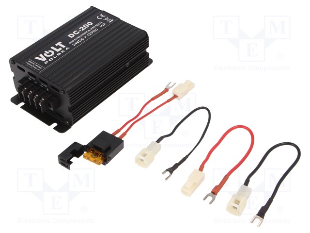 Power supply: step-down converter; Uout max: 13.8VDC; 10A; 0÷40°C