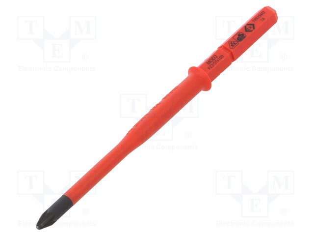 Screwdriver bit; MOD; 2; 1kVAC; Works with: T4925; insulated