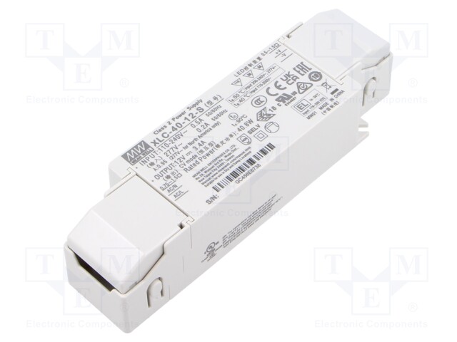 Power supply: switching; LED; 40W; XLC-40; -25÷90°C; OUT: 1