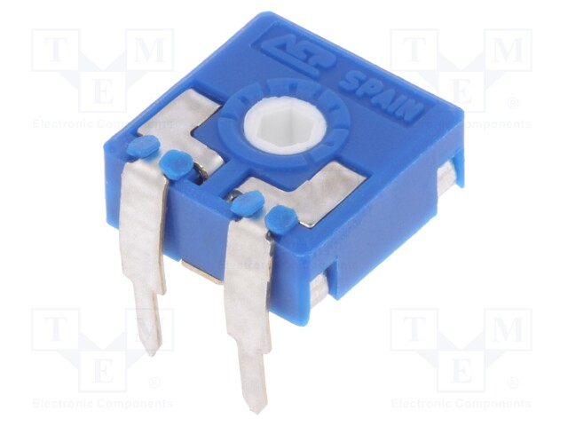 Potentiometer: mounting; single turn,horizontal; 50kΩ; 0.15W