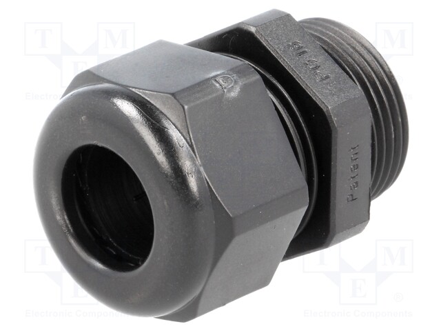 Cable gland; PG16; IP68; Mat: polyamide; black; UL94V-0