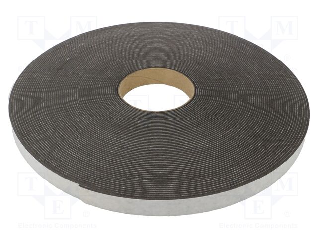 Tape: sealing; W: 20mm; L: 30m; Thk: 2mm; grey; rubber hot-melt; 130%