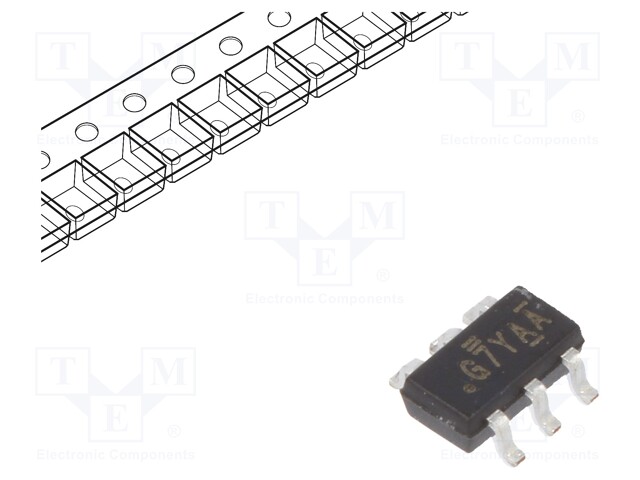 IC: analog switch; SPST; Channels: 1; TSOP6; 7÷36/4.5÷20V