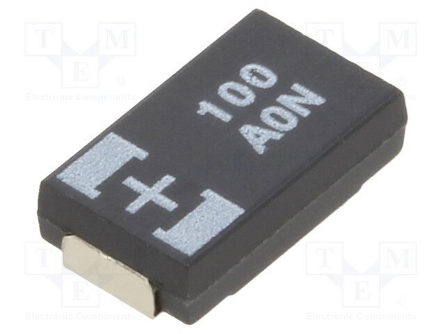 Capacitor: tantalum-polymer; 100uF; 10VDC; TPC; SMD; ±20%; 2000h