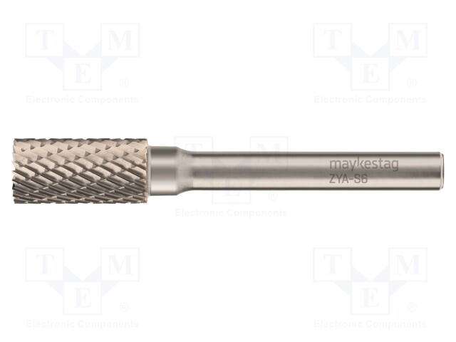 Rotary burr; Ø: 4mm; L: 50mm; metal; Working part len: 14mm; rod 6mm