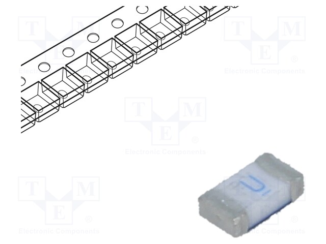 Fuse: fuse; time-lag; 24VDC; SMD; ceramic; Case: 1206; tinned; 469